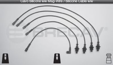 Комплект проводов зажигания BRECAV 10518