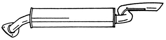 Глушитель выхлопных газов конечный SIGAM 16605