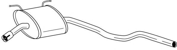 Средний глушитель выхлопных газов SIGAM 26428