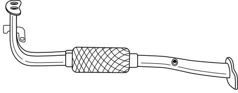 Труба выхлопного газа MTS 22630