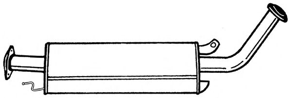 Средний глушитель выхлопных газов MTS 50504