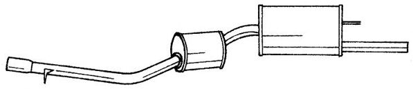 Глушитель выхлопных газов конечный SIGAM 45638