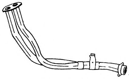 Труба выхлопного газа MTS 13430