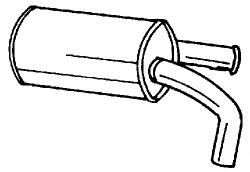 Предглушитель выхлопных газов WALKER 01554