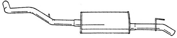 Глушитель выхлопных газов конечный SIGAM 50638