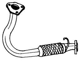 Труба выхлопного газа MTS 18530