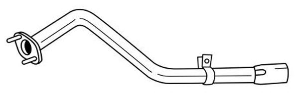 Труба выхлопного газа MTS 70049