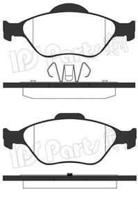 Комплект тормозных колодок, дисковый тормоз IPS Parts IBD-1363