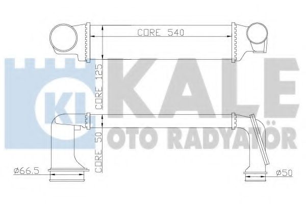 Интеркулер KALE OTO RADYATÖR 343300