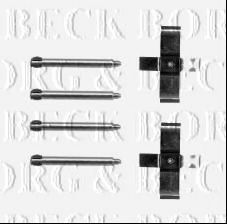 Комплектующие, колодки дискового тормоза BORG & BECK BBK1552