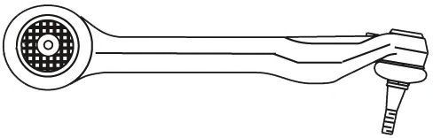 Рычаг независимой подвески колеса, подвеска колеса FRAP 3074