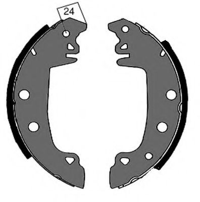 Комплект тормозных колодок VEMA 84593