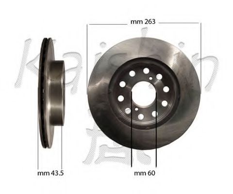 Тормозной диск KAISHIN CBR246