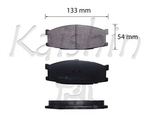 Комплект тормозных колодок, дисковый тормоз KAISHIN FK6015