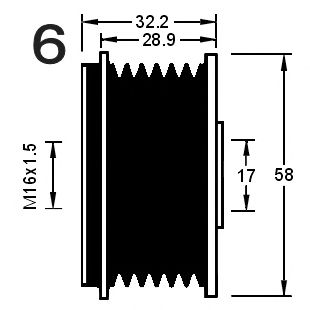 Механизм свободного хода генератора RPK 0380849