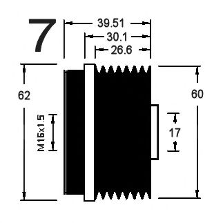 Механизм свободного хода генератора RPK 0381255