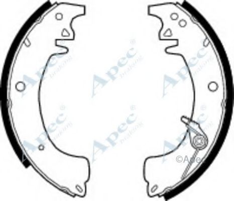 Тормозные колодки APEC braking SHU453