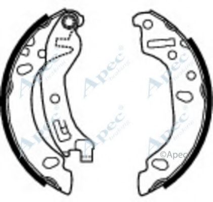 Тормозные колодки APEC braking SHU647