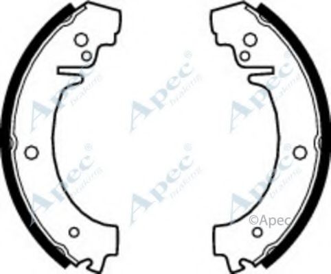 Тормозные колодки APEC braking SHU95