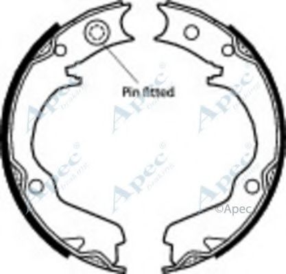 Тормозные колодки APEC braking SHU708