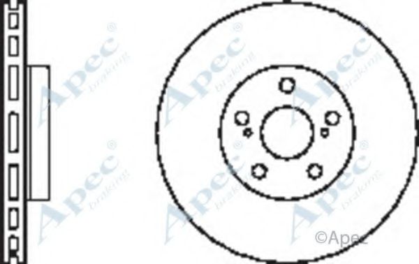 Тормозной диск APEC braking DSK2471