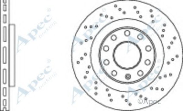 Тормозной диск APEC braking DSK2971