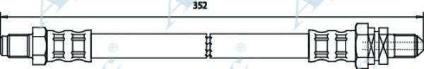 Тормозной шланг APEC braking HOS3236