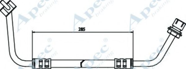 Тормозной шланг APEC braking HOS3403
