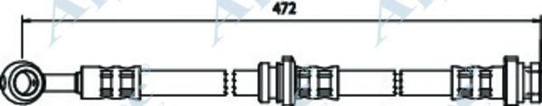 Тормозной шланг APEC braking HOS3456