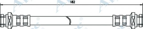 Тормозной шланг APEC braking HOS3472