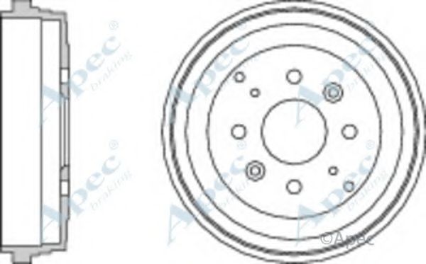 Тормозной барабан APEC braking DRM9105