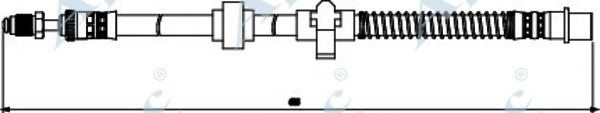 Тормозной шланг APEC braking HOS3840