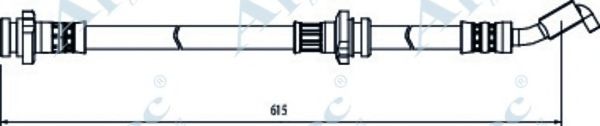 Тормозной шланг APEC braking HOS4054