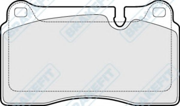 Комплект тормозных колодок, дисковый тормоз APEC braking PD3213