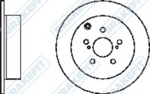 Тормозной диск APEC braking DK6178