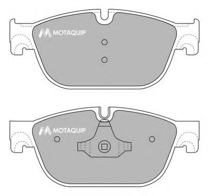 Комплект тормозных колодок, дисковый тормоз MOTAQUIP LVXL1642