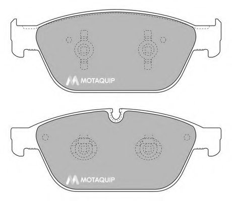 Комплект тормозных колодок, дисковый тормоз MOTAQUIP LVXL1708
