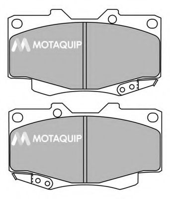 Комплект тормозных колодок, дисковый тормоз MOTAQUIP LVXL1430