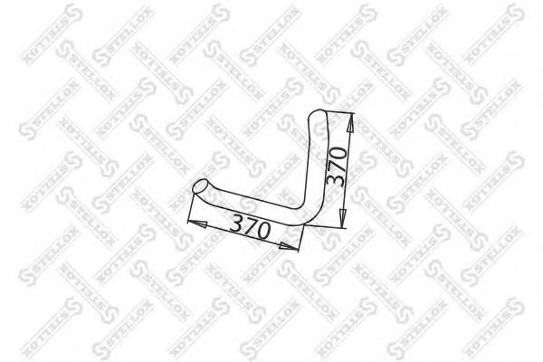 Труба выхлопного газа STELLOX 82-03700-SX