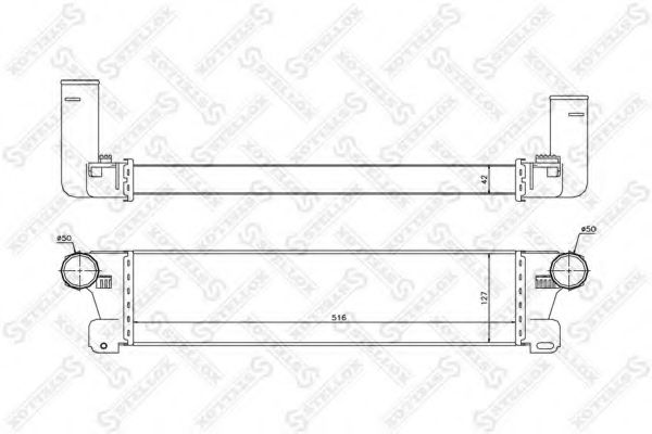 Интеркулер STELLOX 10-40039-SX