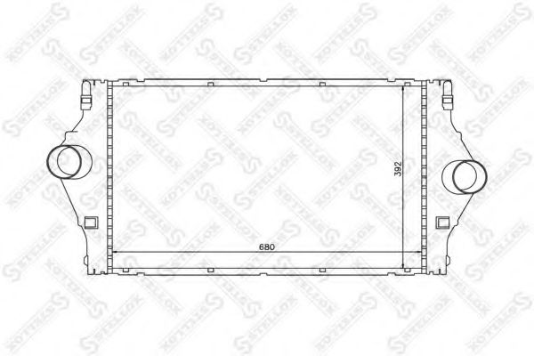 Интеркулер STELLOX 10-40068-SX