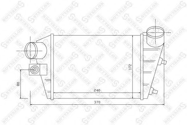 Интеркулер STELLOX 10-40093-SX