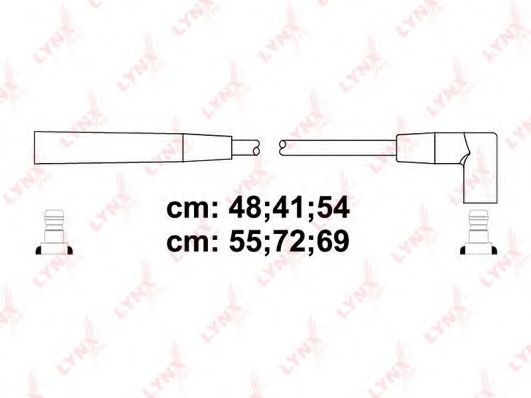 Комплект проводов зажигания LYNXauto SPC2602