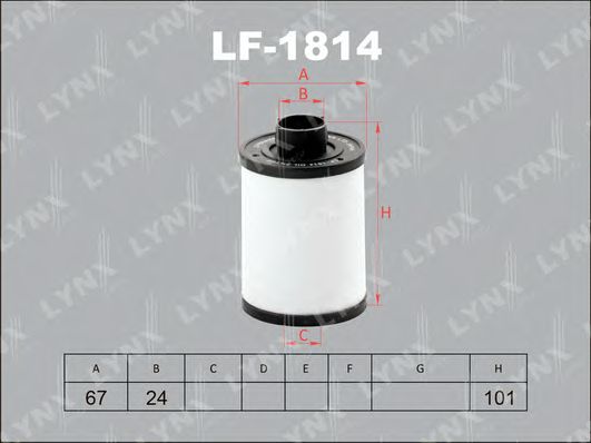 Топливный фильтр LYNXauto LF-1814