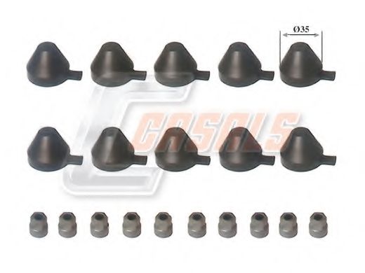 Ремкомплект, тормозной суппорт CASALS MD452