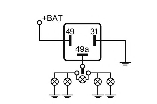 Прерыватель указателей поворота NAGARES 01009