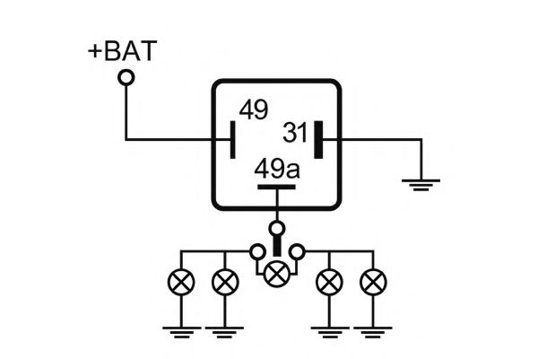 Прерыватель указателей поворота NAGARES 01067