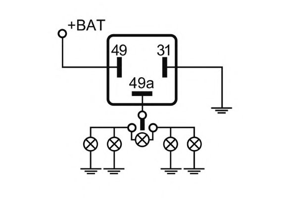 Прерыватель указателей поворота NAGARES 01378