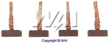 Угольная щетка, генератор LUCAS TAB132