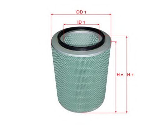 Воздушный фильтр SAKURA  Automotive A10134